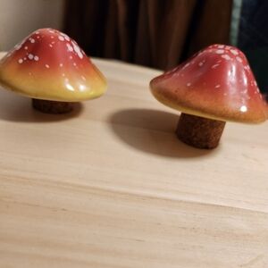 Anthropologie mushroom salt & pepper shakers